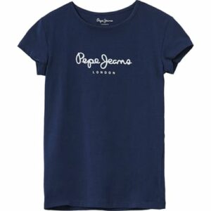 Pepe Jeans T-Shirt HANA GLITTER Dunkelblau