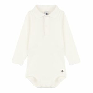 Petit Bateau Langarmbody weiß marshmallow