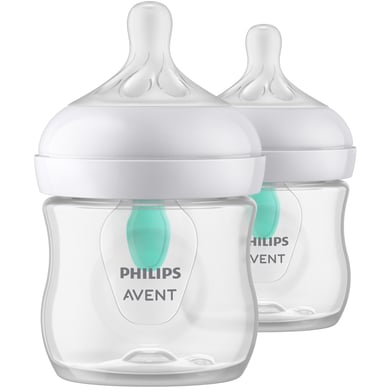 Philips Avent Babyflasche Anti Kolik SCY670/02 Natural Response mit AirFree Ventil 125ml 2 Stück