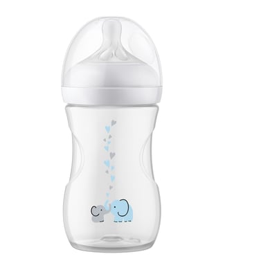 Philips Avent Babyflasche SCY673/81 Natural Response mit AirFree Ventil 260ml Neutral Elefant