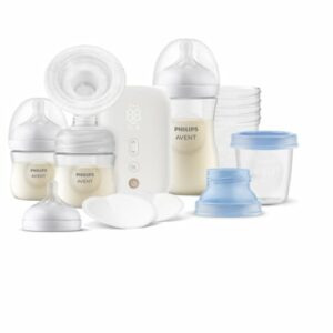 Philips Avent Stillset mit elektrischer Einzelmilchpumpe SCD330/31 Premium