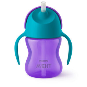 Philips Avent Strohhalmbecher SCF796/02 türkis / lila 200 ml 9M+