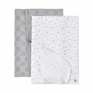 Pippi Babydecke 2er Pack harbor mist