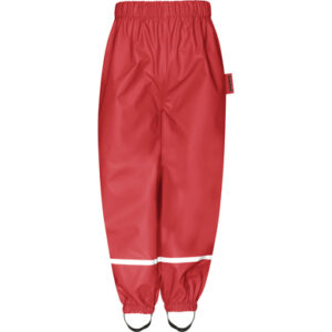 Playshoes Fleece-Halbhose rot