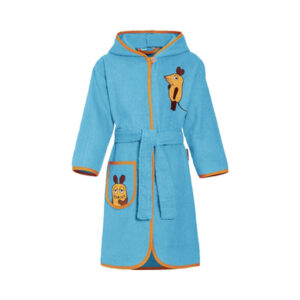 Playshoes Frotte-Bademantel Die Maus aquablau