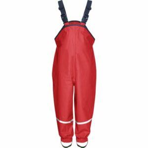 Playshoes Regenhose rot mit Textilfutter