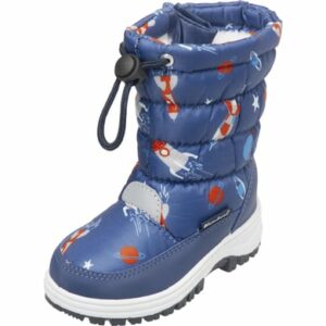 Playshoes Winter-Bootie Weltraum marine