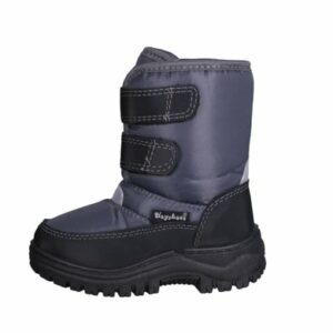 Playshoes Winter-Bootie mit Klettverschluss grau