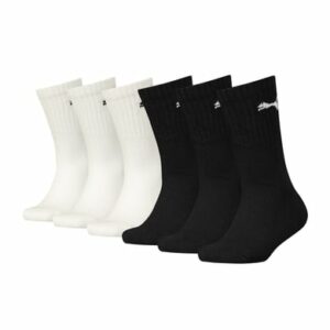 Puma Socken SPORT JUNIOR 6P ECOM Schwarz/Weiß