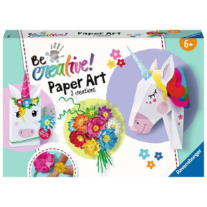 Ravensburger BeCreative Paper Art Unicorn bunt