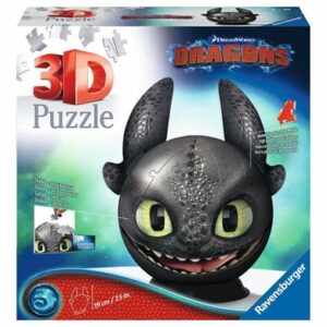 Ravensburger Dragons Ohnezahn Puzzle-Ball mit Ohren bunt