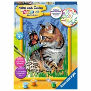 Ravensburger Katze mit Schmetterling bunt