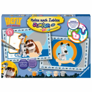 Ravensburger Malen nach Zahlen Junior - Abenteuer mit Idefix