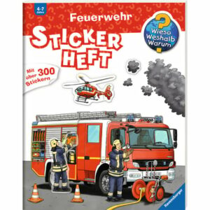 Ravensburger Stickerheft Wieso? Weshalb? Warum? Feuerwehr