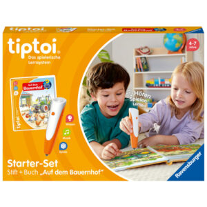 Ravensburger tiptoi® Starter-Set: Stift und Bauernhof-Buch