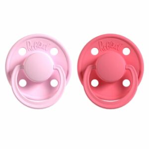 Rebael Schnuller 2er-Pack 0-6 M Mono Sweet Pink/Salmon