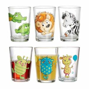 Ritzenhoff & Breker GmbH & Co. KG Kindergläser Happy Zoo Monsterchen 205 ml 6er Set bunt