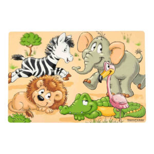 Ritzenhoff & Breker GmbH & Co. KG Platzset Happy Zoo 45 x 30 cm braun