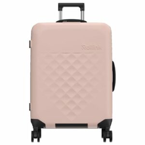 Rollink Vega 360 - faltbarer 4-Rollen-Trolley 65 cm rose smoke