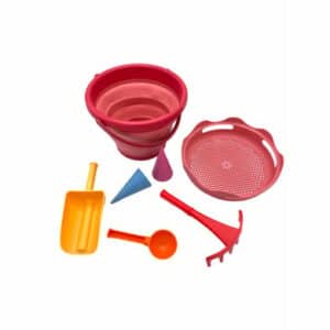 SCHILDKRÖT® 7in1 Sand Toys Falteimer-Set