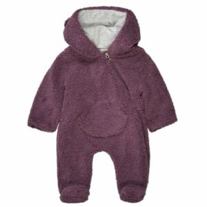 STACCATO Plüschoverall mauve