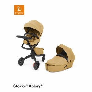 STOKKE® Kinderwagen Xplory® X inklusive Tragewanne Golden Yellow