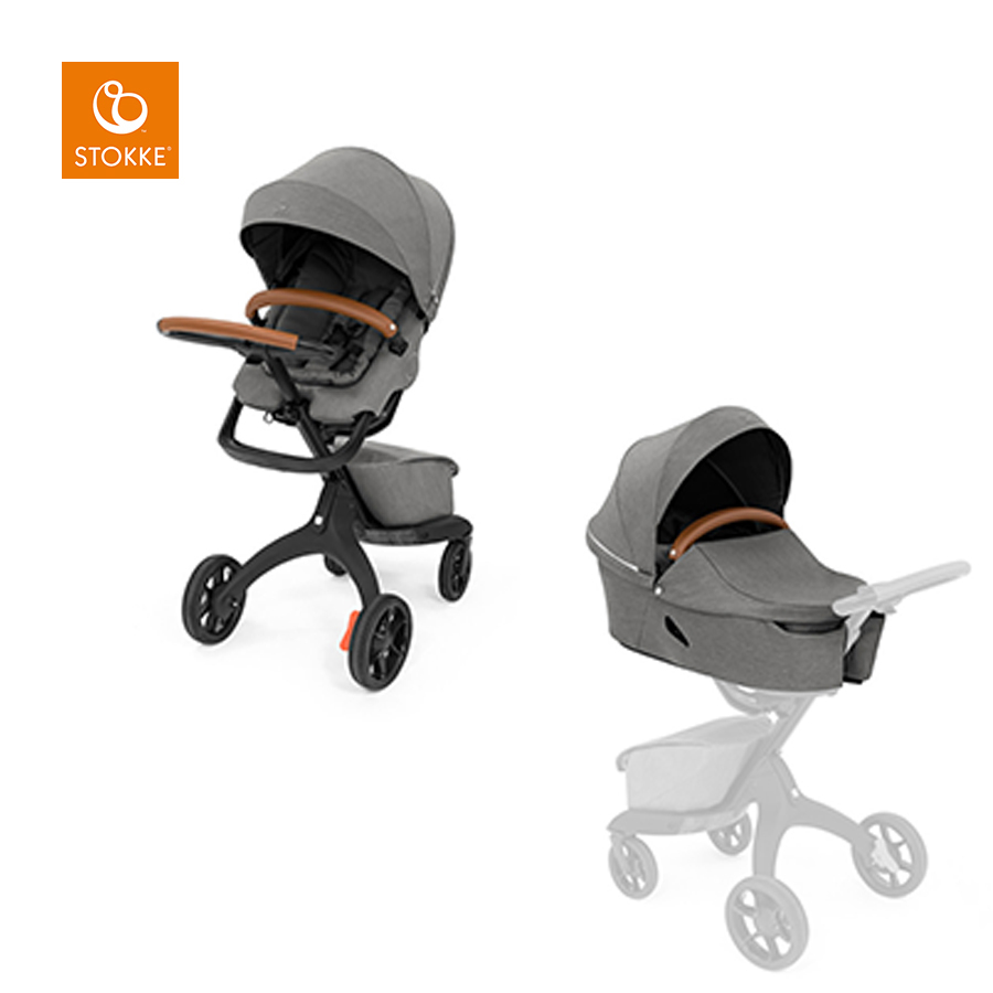 STOKKE® Kombikinderwagen Xplory® X inklusive Tragewanne Modern Grey