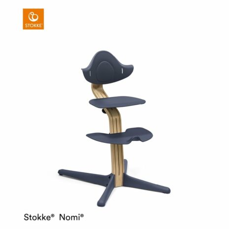 STOKKE® Nomi® Hochstuhl Eiche / navy