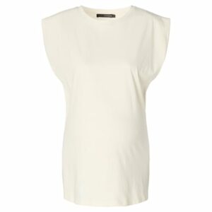 SUPERMOM Top Galena Bone White