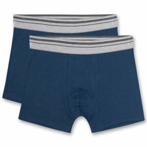 Sanetta Boxershort Dunkelblau/Grau