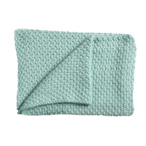 Schardt Baby-Strickdecke 75 x 100 cm mint