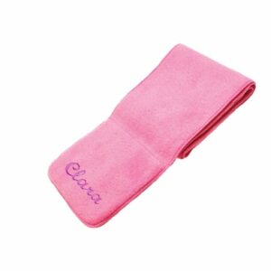 Schnullireich Kinderschal mit Namen bestickt Fleece Rosa