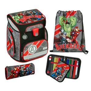 Scooli EasyFit Schulranzen-Set Avengers