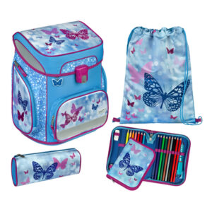 Scooli EasyFit Schulranzen-Set Fly and Sparkle