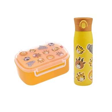 Sigikid Brotdose + Isolierflasche 2er Set gelb