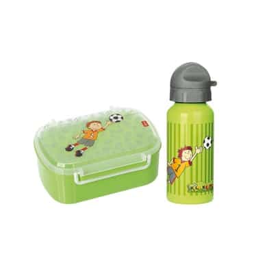 Sigikid Brotdose + Trinkflasche 2er Set grün