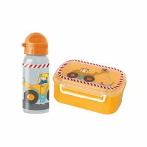 Sigikid Brotdose + Trinkflasche 2er Set orange