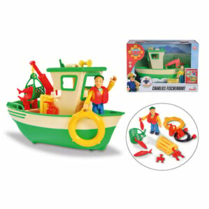 Simba Toys Feuerwehrmann Sam Charlies Fischerboot mit Figur