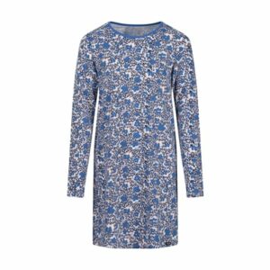 Skiny Nachthemd Blau/Blumen