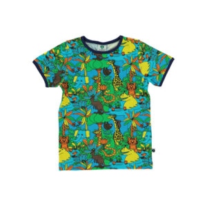 Smafolk T-Shirt Jungle ocean blue