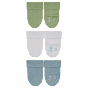 Sterntaler Baby-Söckchen 3er-Pack uni Bambus hellblau