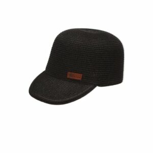 Sterntaler Baseball-Cap Stroh schwarz