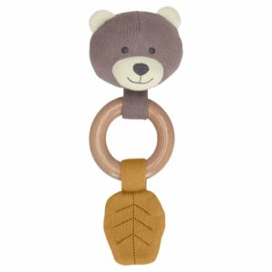 Sterntaler GOTS Strick- Spielfigur Bär mit Greifring