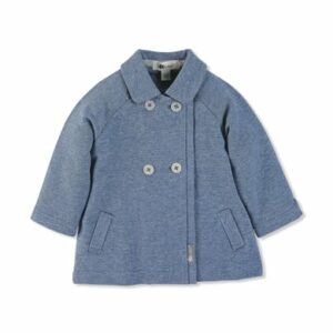 Sterntaler Girls Baby-Jacke Sweat mittelblau melange