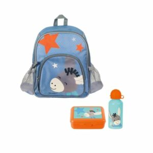 Sterntaler Kinder Rucksack 3er Set blau