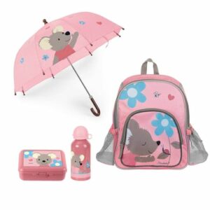 Sterntaler Kinder Rucksackset 4er Set hellrosa