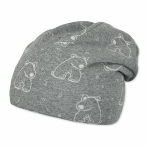 Sterntaler Slouch-Beanie silber melange