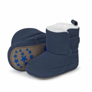 Sterntaler Stiefel Nubuk Teddyflausch marine