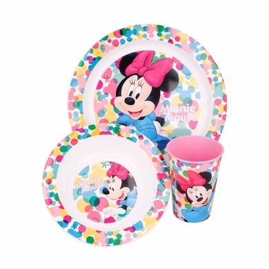 Stor Kindergeschirr Minnie Mouse 3er Set bunt