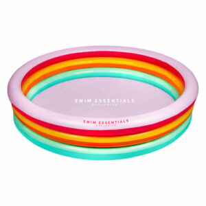 Swim Essentials Aufblasbarer Pool Regenbogen Ø 150 cm